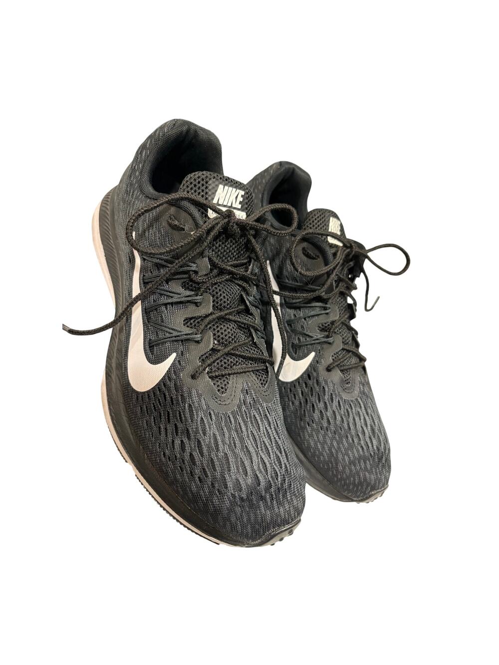 NIKE zoom winflo 5 Black Women's 8.5 running shoes size walking outdoor athletic